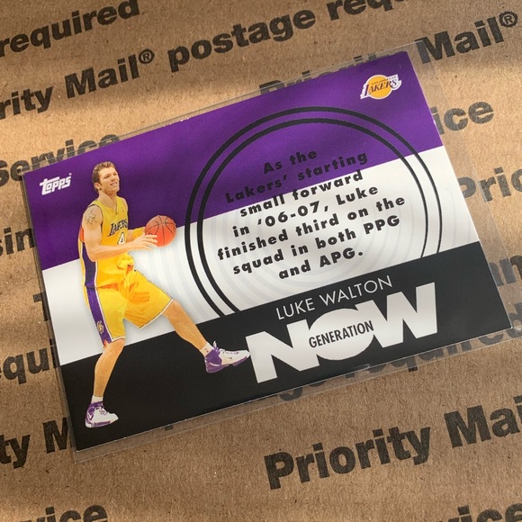 Luke Walton ‘07 Topps Insert Card - Picture 2 of 6